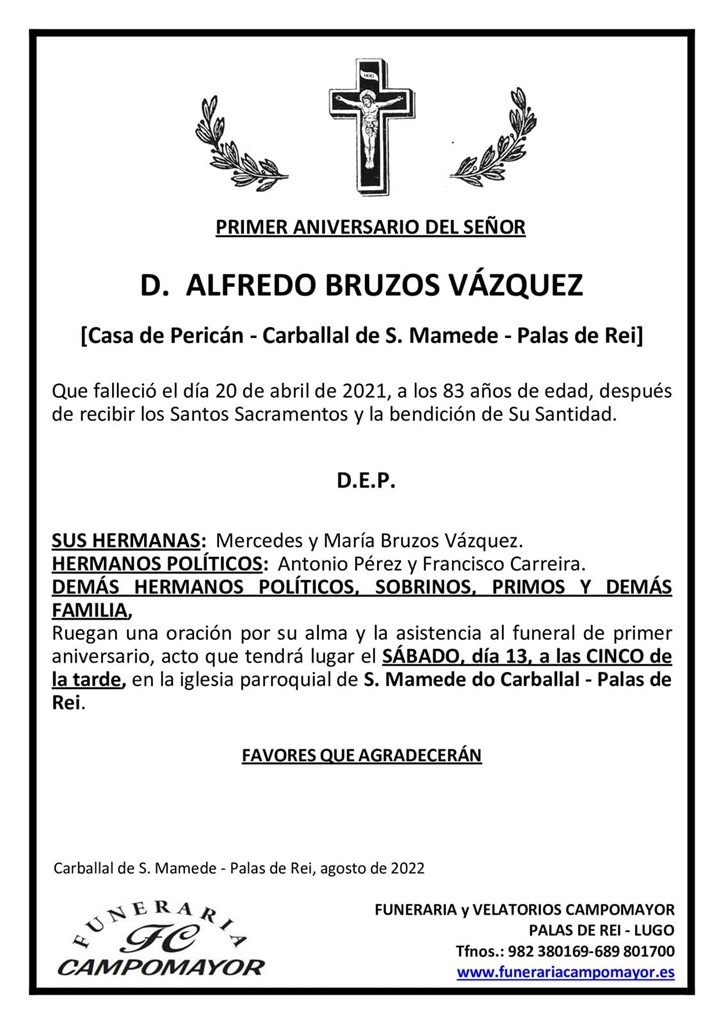 ALFREDO BRUZOS VÁZQUEZ