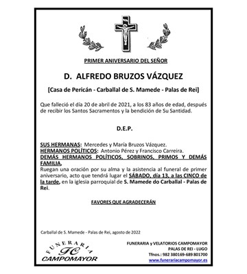 ALFREDO BRUZOS VÁZQUEZ