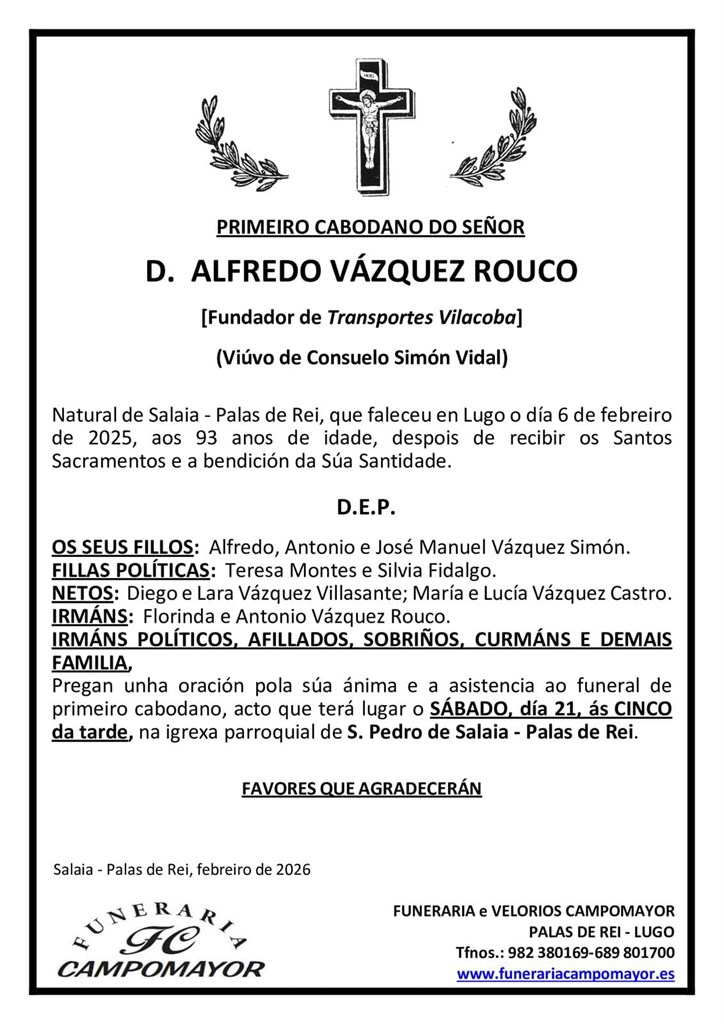 ALFREDO VÁZQUEZ ROUCO