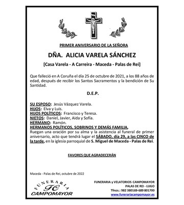 ALICIA VARELA SÁNCHEZ
