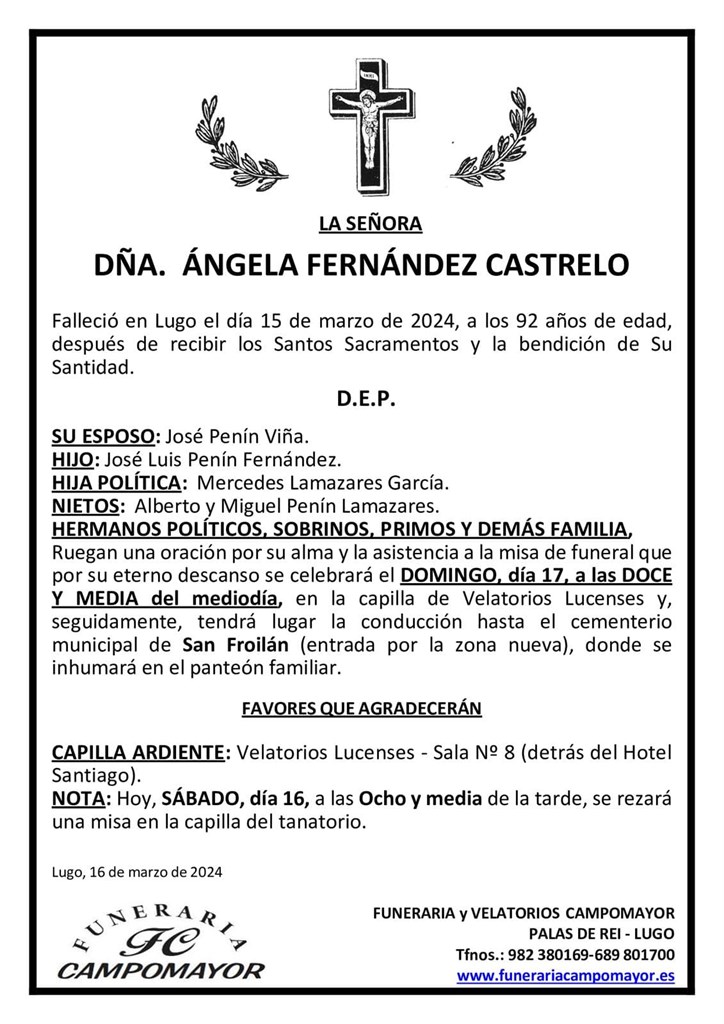 ÁNGELA FERNÁNDEZ CASTRELO