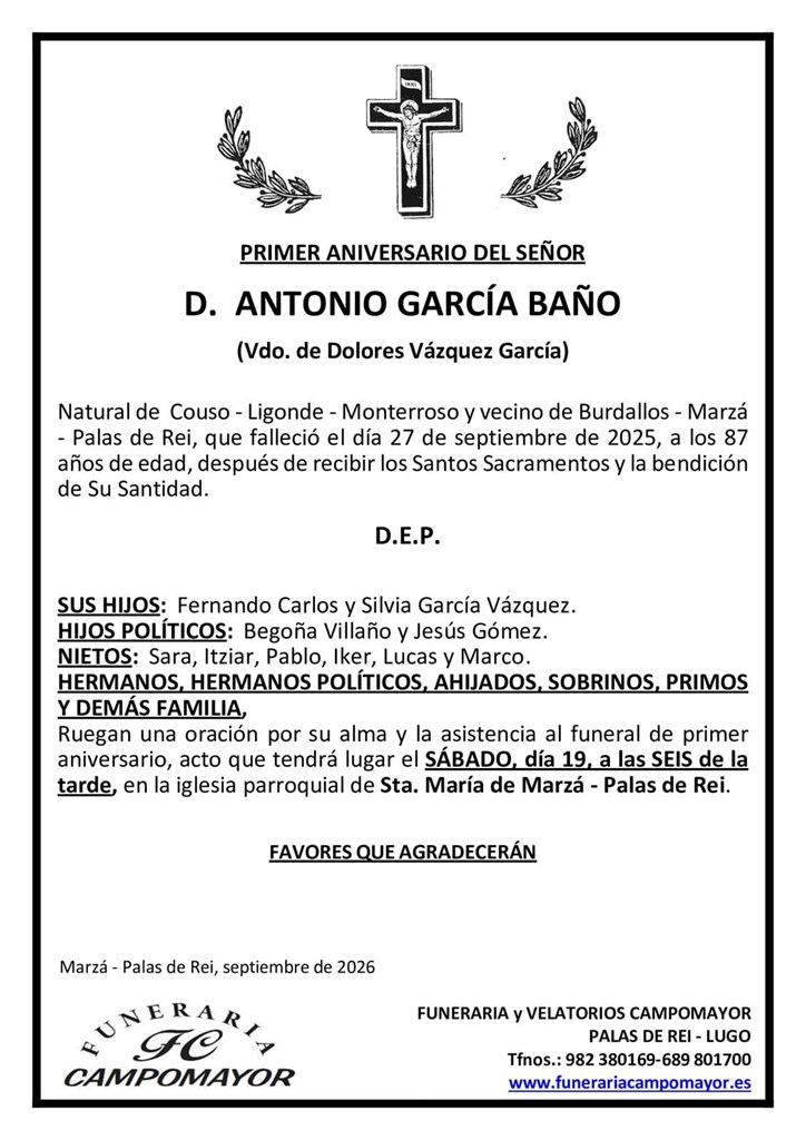 ANTONIO GARCÍA BAÑO