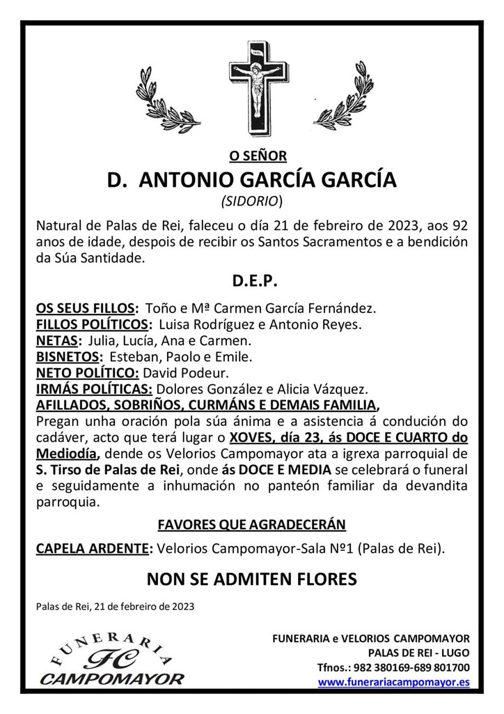 Foto principal ANTONIO GARCÍA GARCÍA