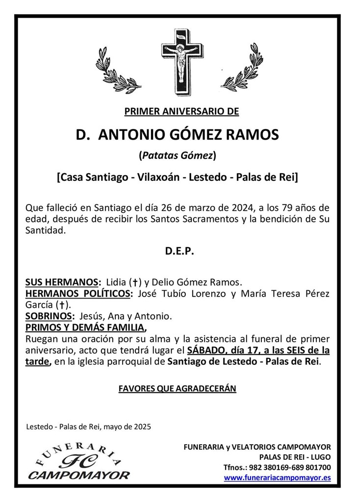 ANTONIO GÓMEZ RAMOS