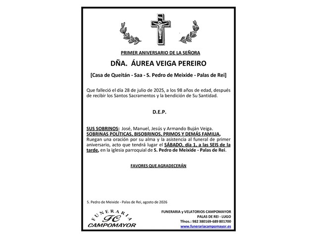 ÁUREA VEIGA PEREIRO