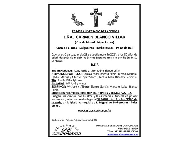 CARMEN BLANCO VILLAR