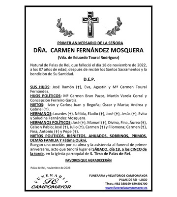 CARMEN FERNÁNDEZ MOSQUERA
