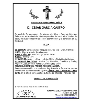 CÉSAR GARCÍA CASTRO