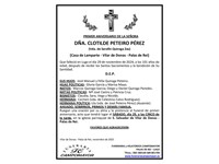 CLOTILDE PETEIRO PÉREZ