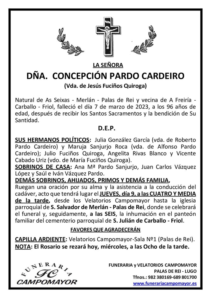 CONCEPCIÓN PARDO CARDEIRO