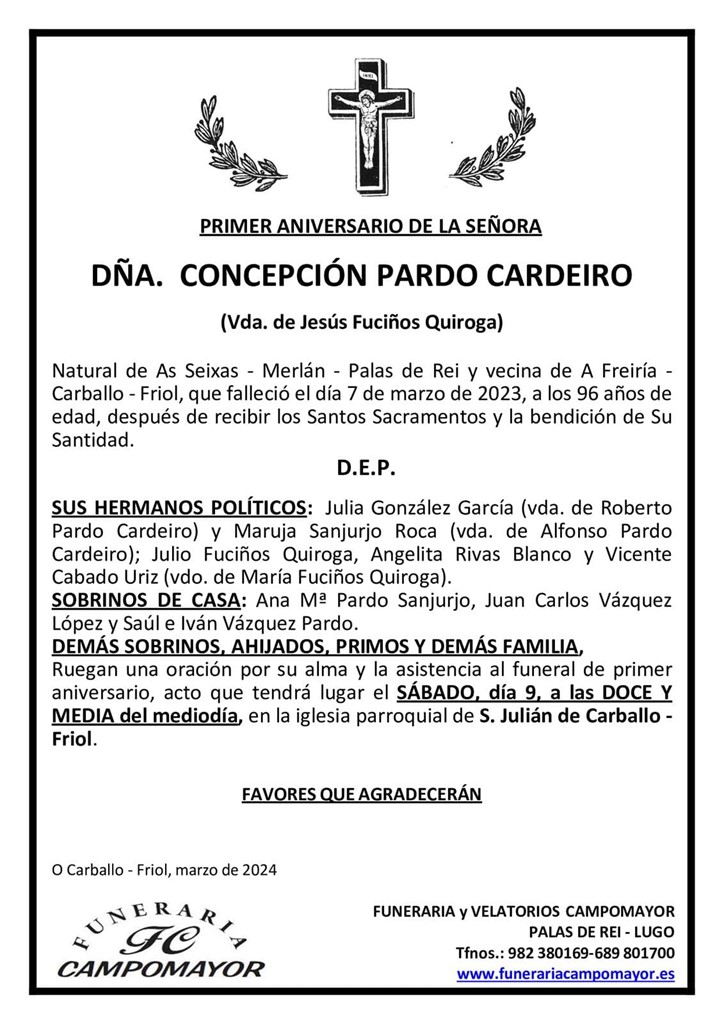 CONCEPCIÓN PARDO CARDEIRO