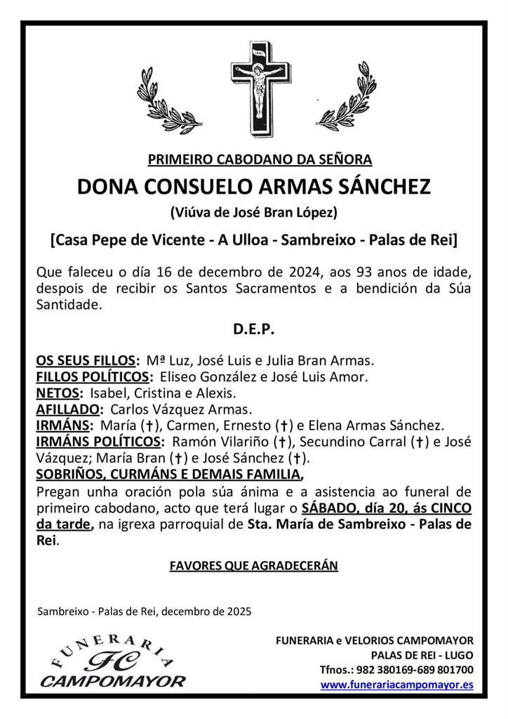 CONSUELO ARMAS SÁNCHEZ