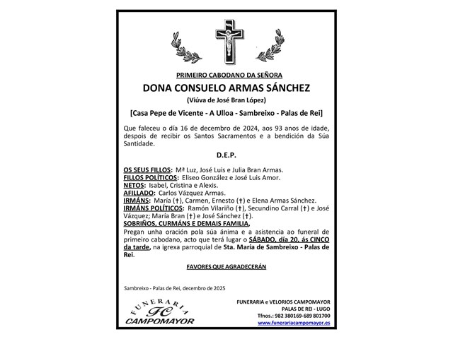 CONSUELO ARMAS SÁNCHEZ