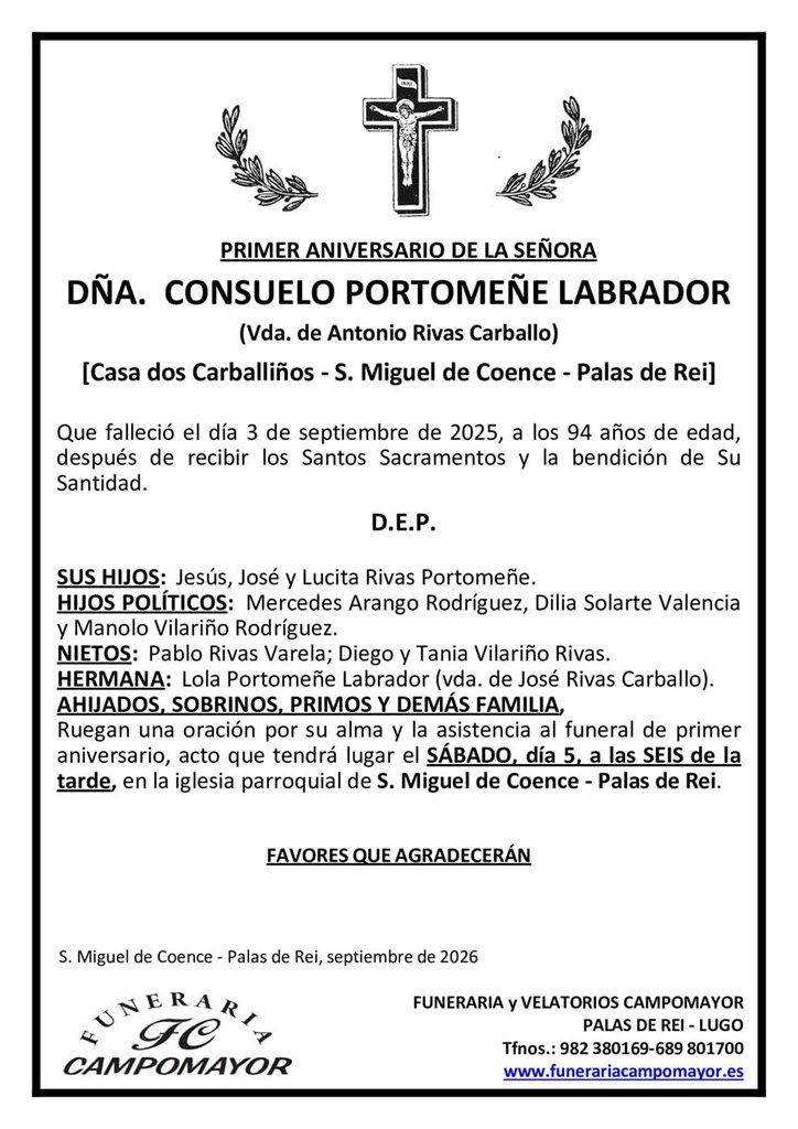 CONSUELO PORTOMEÑE LABRADOR