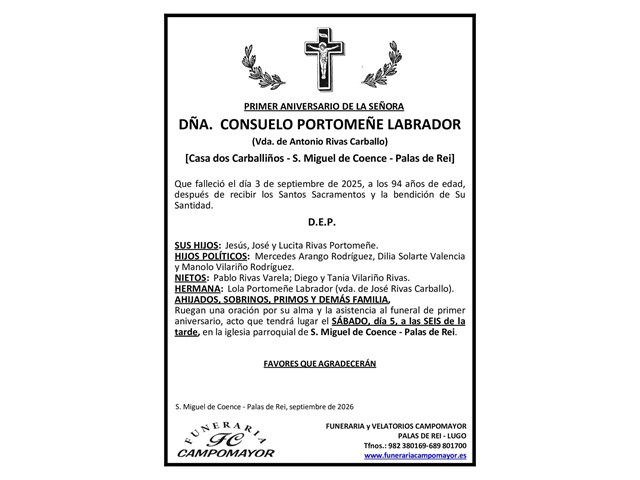 CONSUELO PORTOMEÑE LABRADOR
