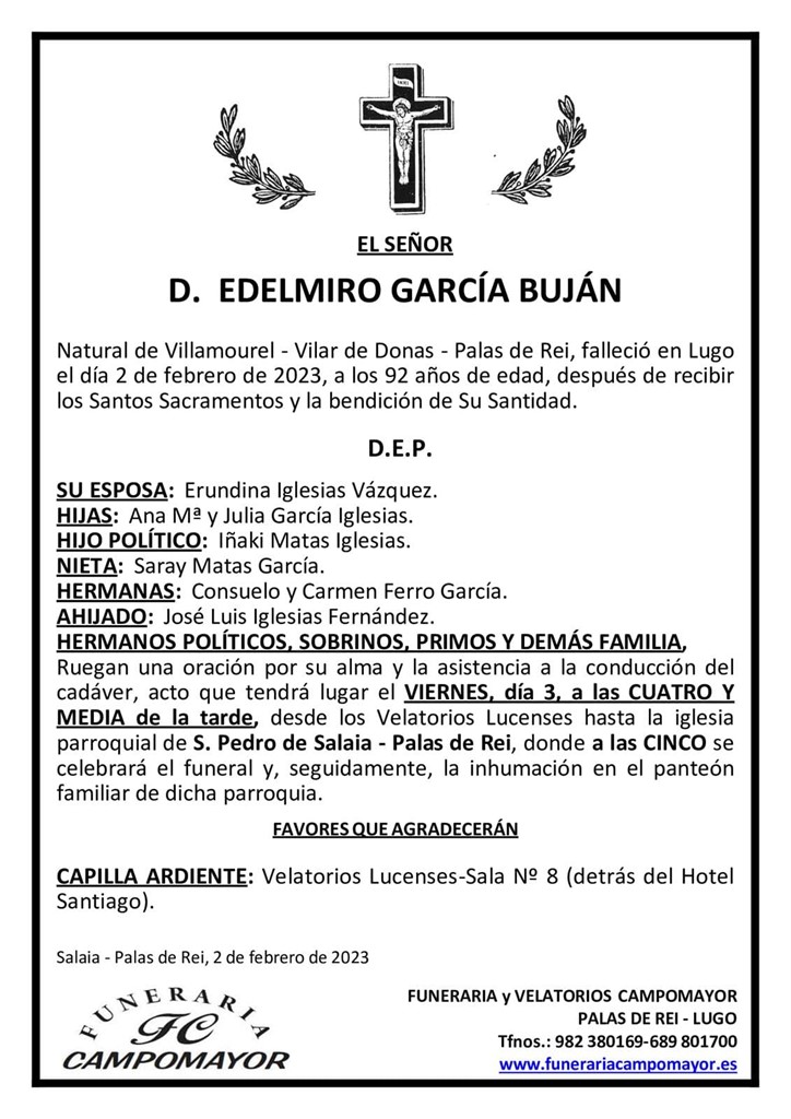 EDELMIRO GARCÍA BUJÁN