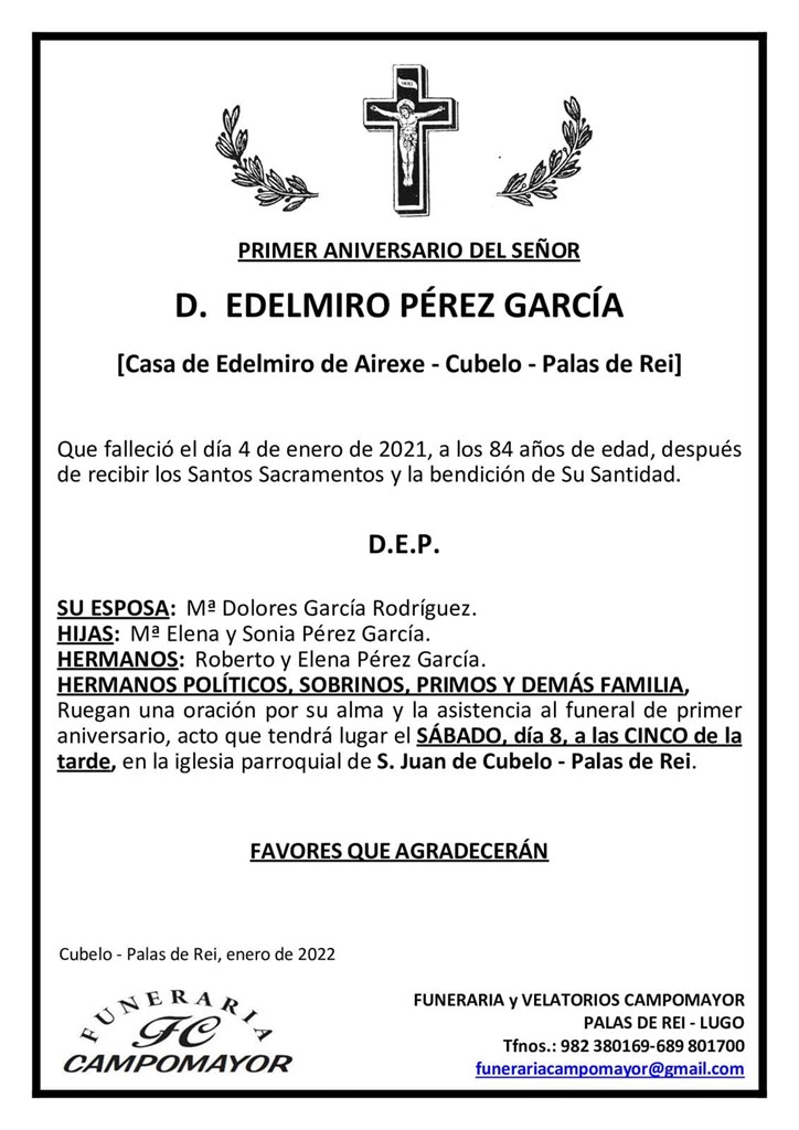 EDELMIRO PÉREZ GARCÍA