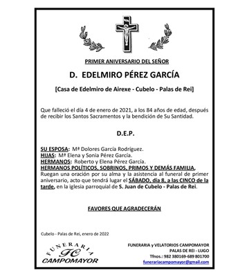 EDELMIRO PÉREZ GARCÍA