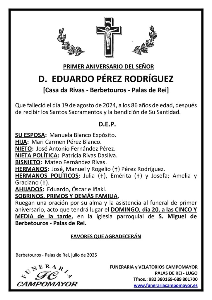 EDUARDO PÉREZ RODRÍGUEZ
