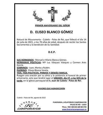 ELISEO BLANCO GÓMEZ
