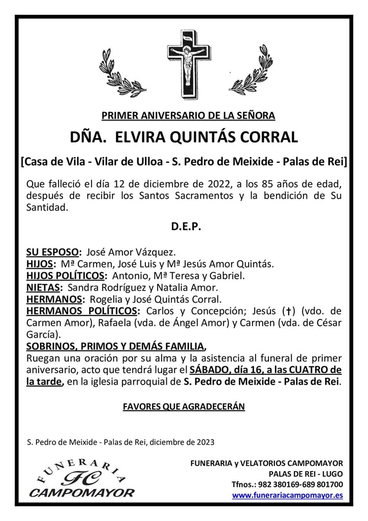 ELVIRA QUINTÁS CORRAL