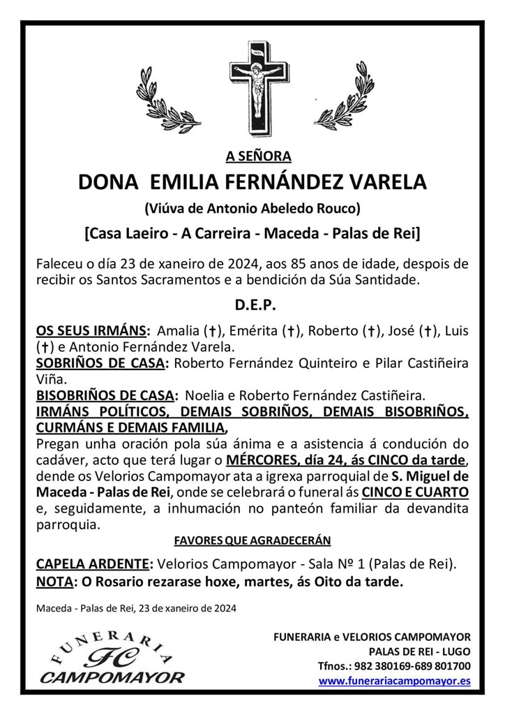 EMILIA FERNÁNDEZ VARELA