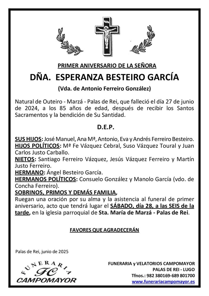 ESPERANZA BESTEIRO GARCÍA