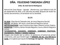 FELICIDAD TABOADA LÓPEZ