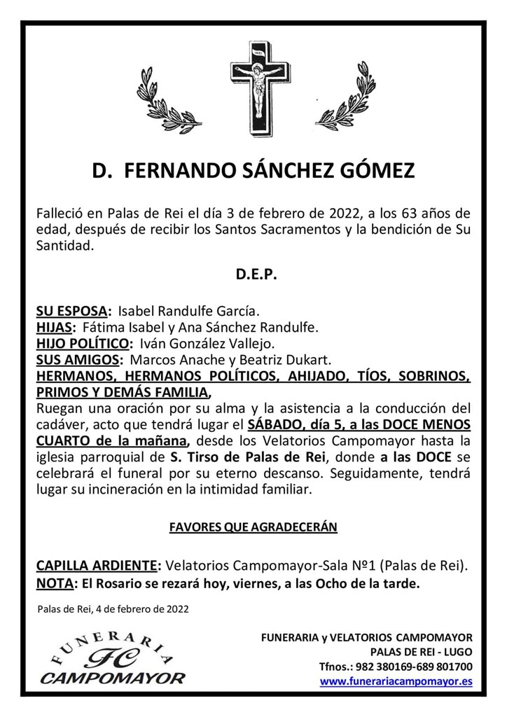 FERNANDO SÁNCHEZ GÓMEZ