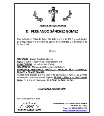 FERNANDO SÁNCHEZ GÓMEZ
