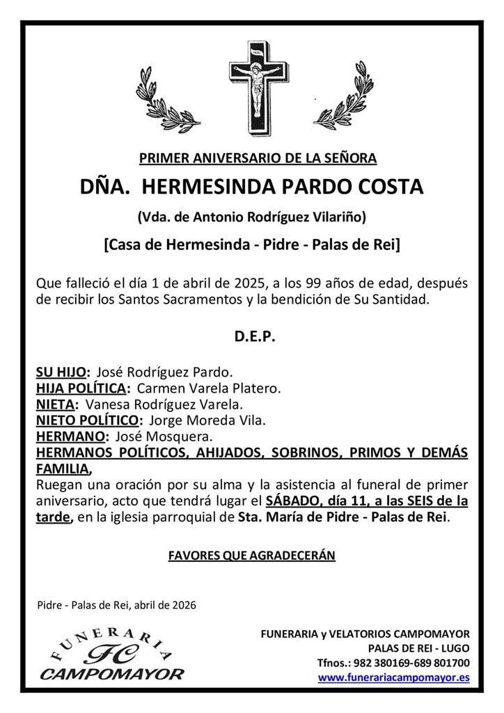 HERMESINDA PARDO COSTA