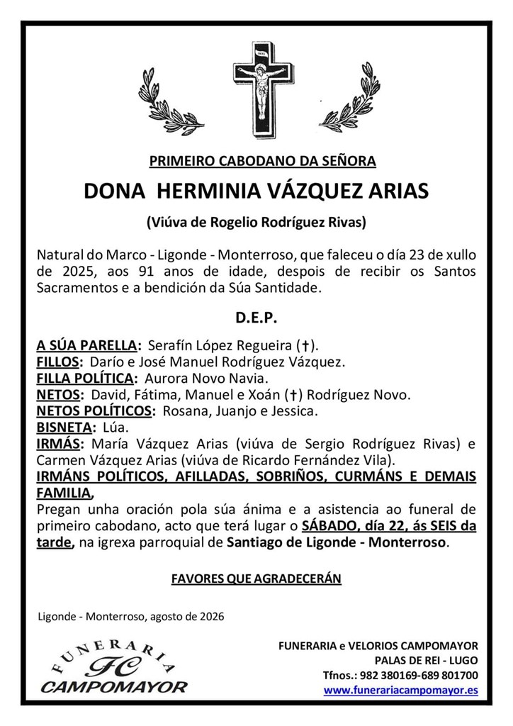 HERMINIA VÁZQUEZ ARIAS