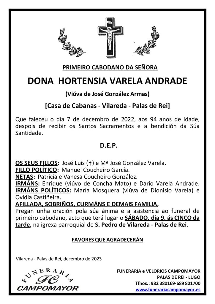 HORTENSIA VARELA ANDRADE