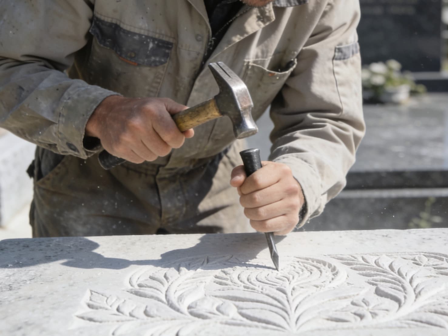 Trabajos en cementerios
