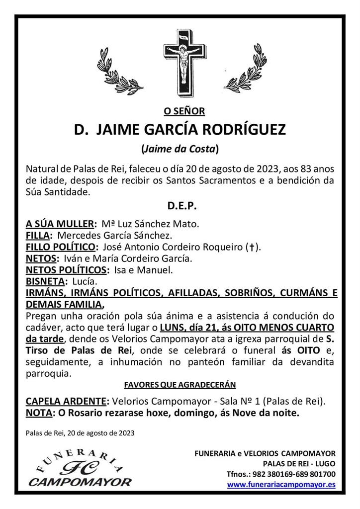 JAIME GARCÍA RODRÍGUEZ