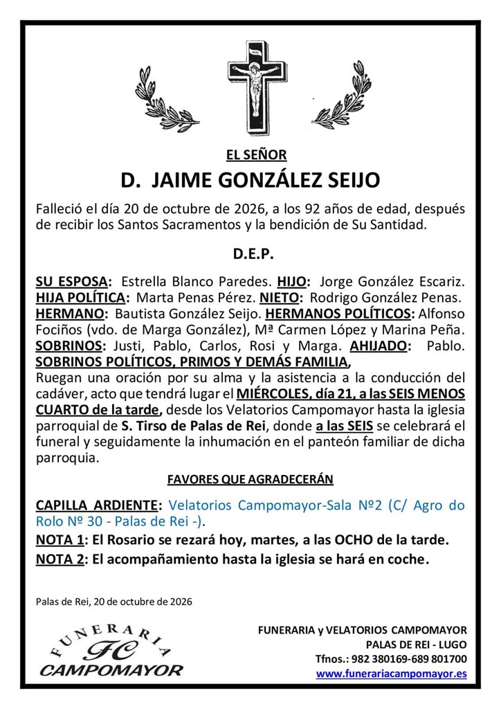 Foto principal JAIME GONZÁLEZ SEIJO