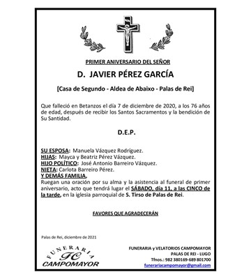 JAVIER PÉREZ GARCÍA
