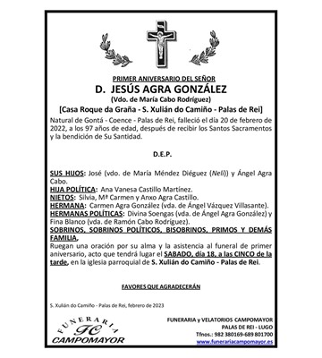 JESÚS AGRA GONZÁLEZ