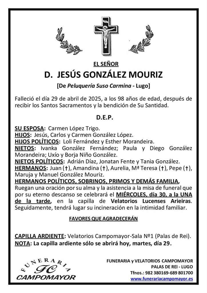 Foto principal JESÚS GONZÁLEZ MOURIZ