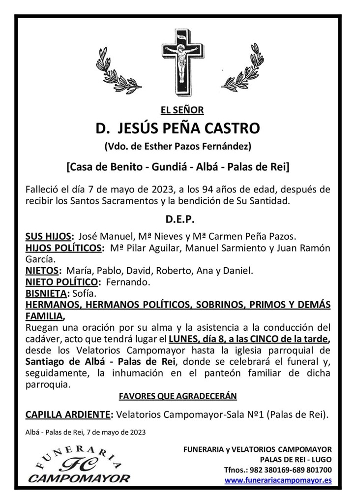 Foto principal JESÚS PEÑA CASTRO