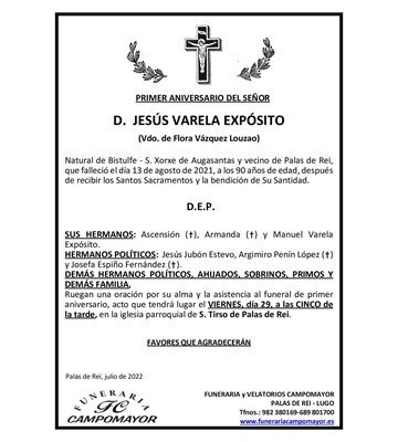 JESÚS VARELA EXPÓSITO
