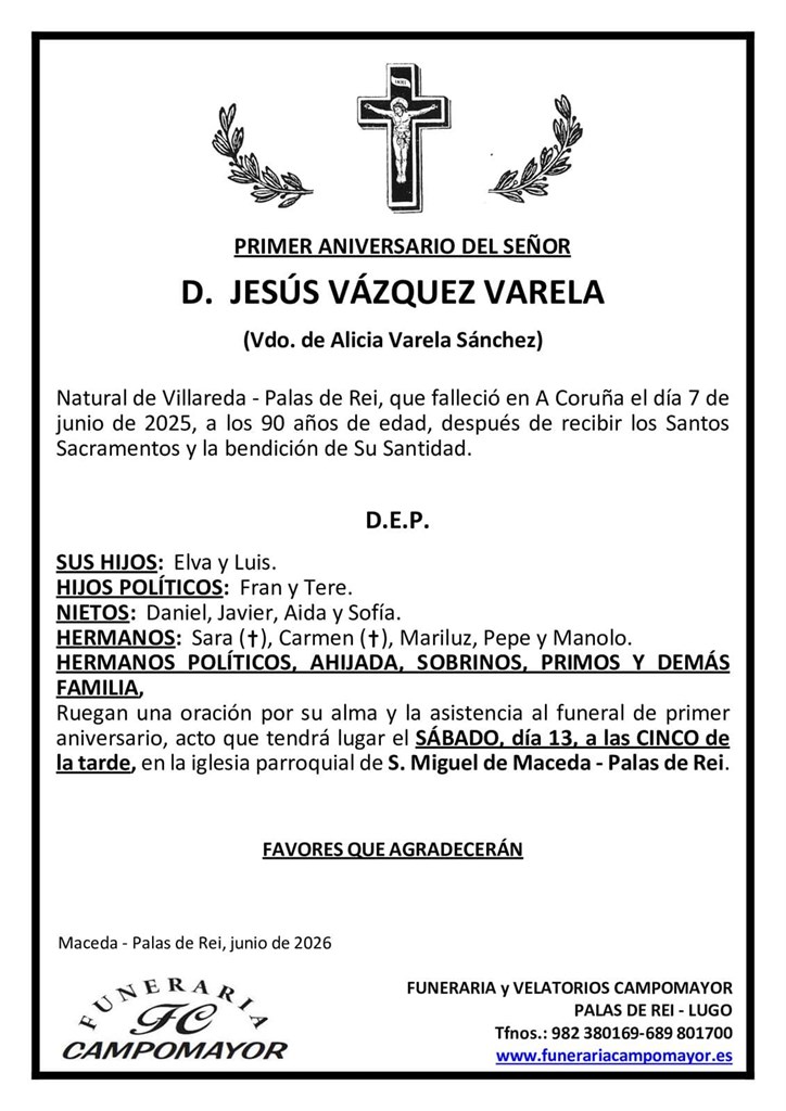 JESÚS VÁZQUEZ VARELA