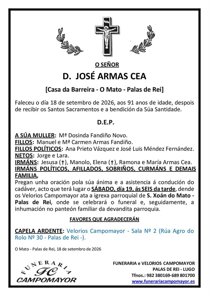 Foto principal JOSÉ ARMAS CEA
