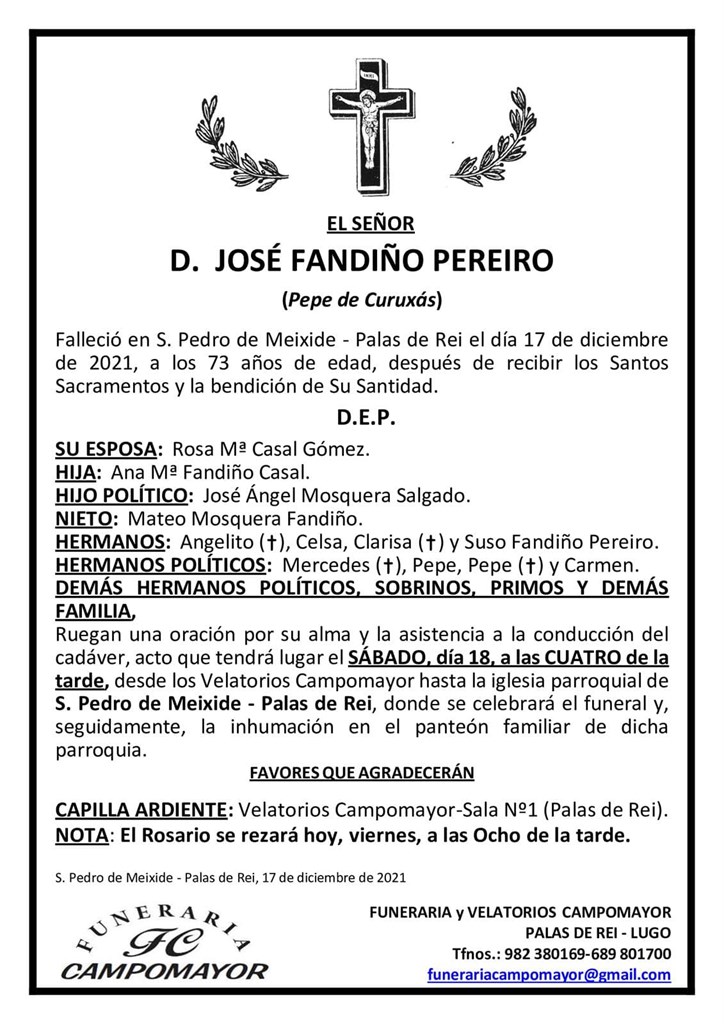 JOSÉ FANDIÑO PEREIRO