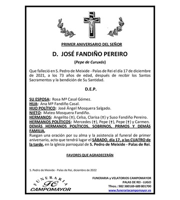 JOSÉ FANDIÑO PEREIRO