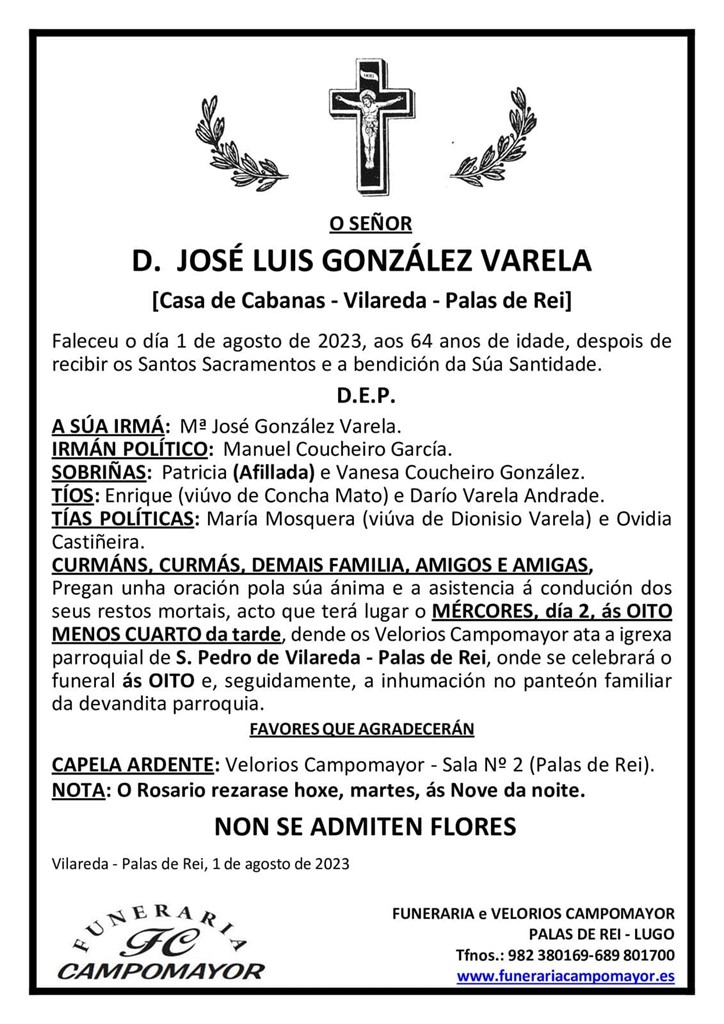 JOSÉ LUIS GONZÁLEZ VARELA