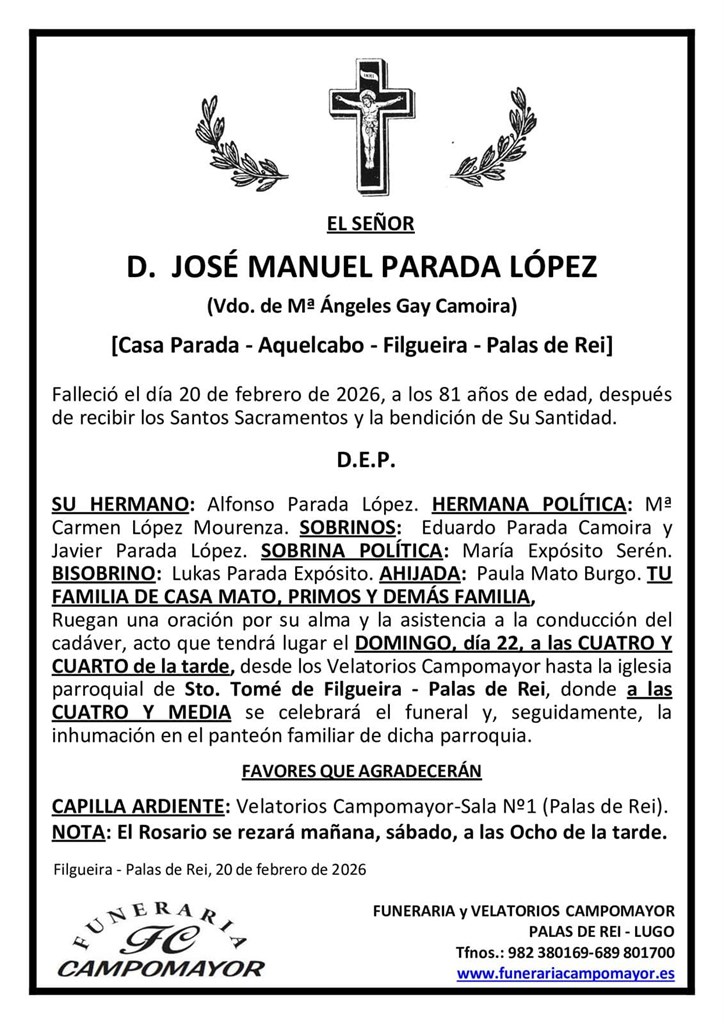 Foto secundaria JOSÉ MANUEL PARADA LÓPEZ
