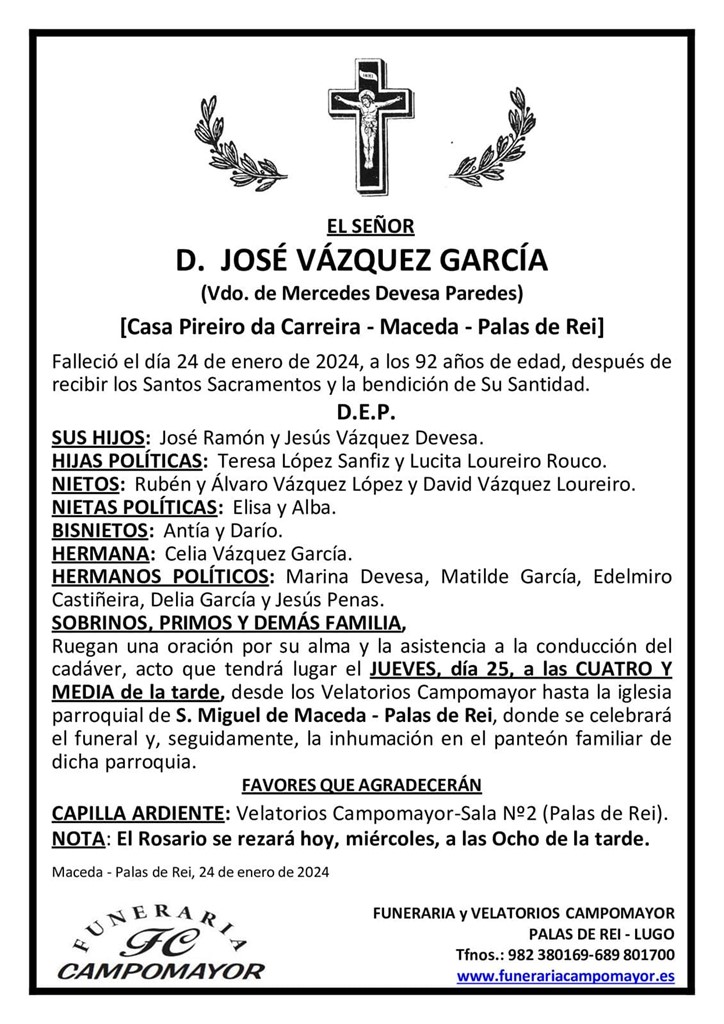 JOSÉ VÁZQUEZ GARCÍA