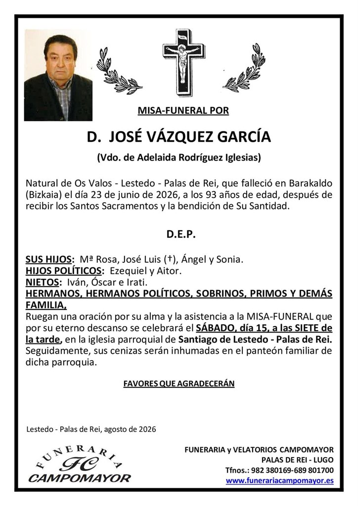 Foto principal JOSÉ VÁZQUEZ GARCÍA