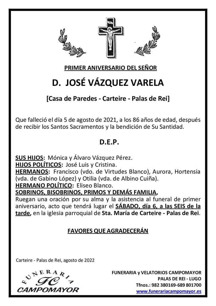 JOSÉ VÁZQUEZ VARELA